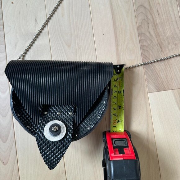 Unique Handmade Rubber & Stainless Steel Mini Purse by Gloria Gerber - Picture 7 of 7